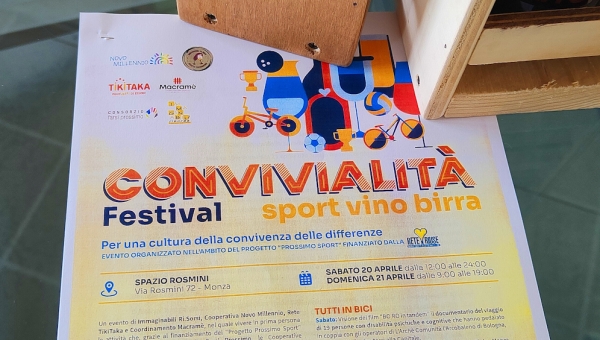 Convivialità Festival: a Monza due giorni di sport inclusivo e socialità