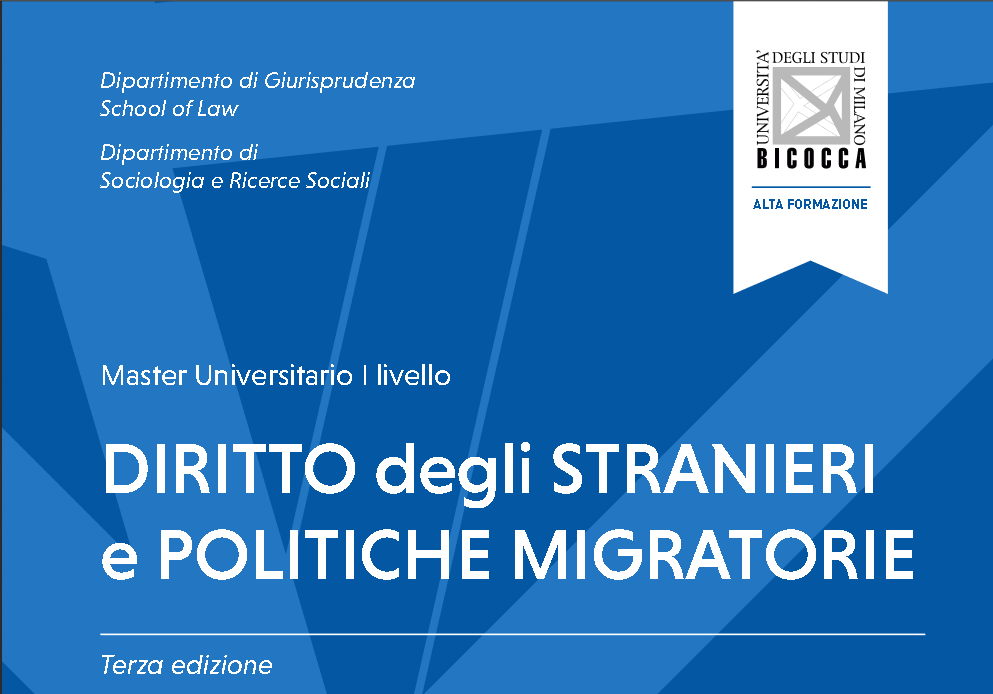 master Diritto degli stranieri e politiche migratorie