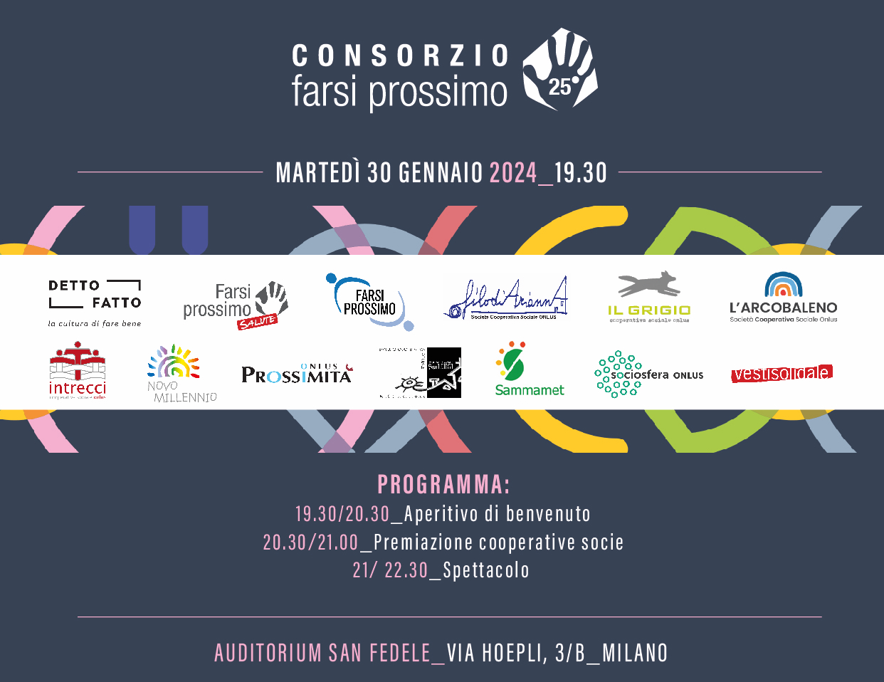 30 gennaio: festeggiamo insieme il 25° di CFP. Iscriviti qui