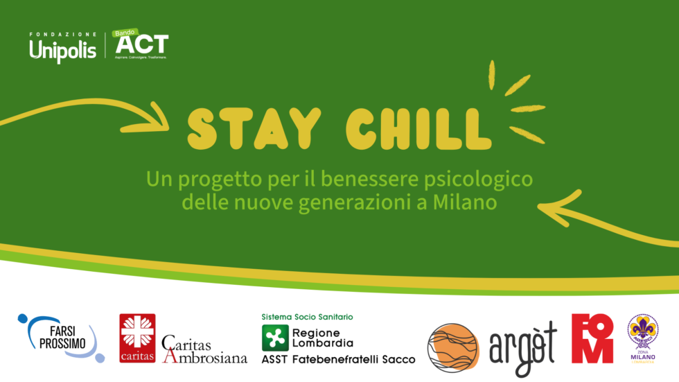 STAY CHILL, un progetto per il benessere psicologico dei giovani a Milano