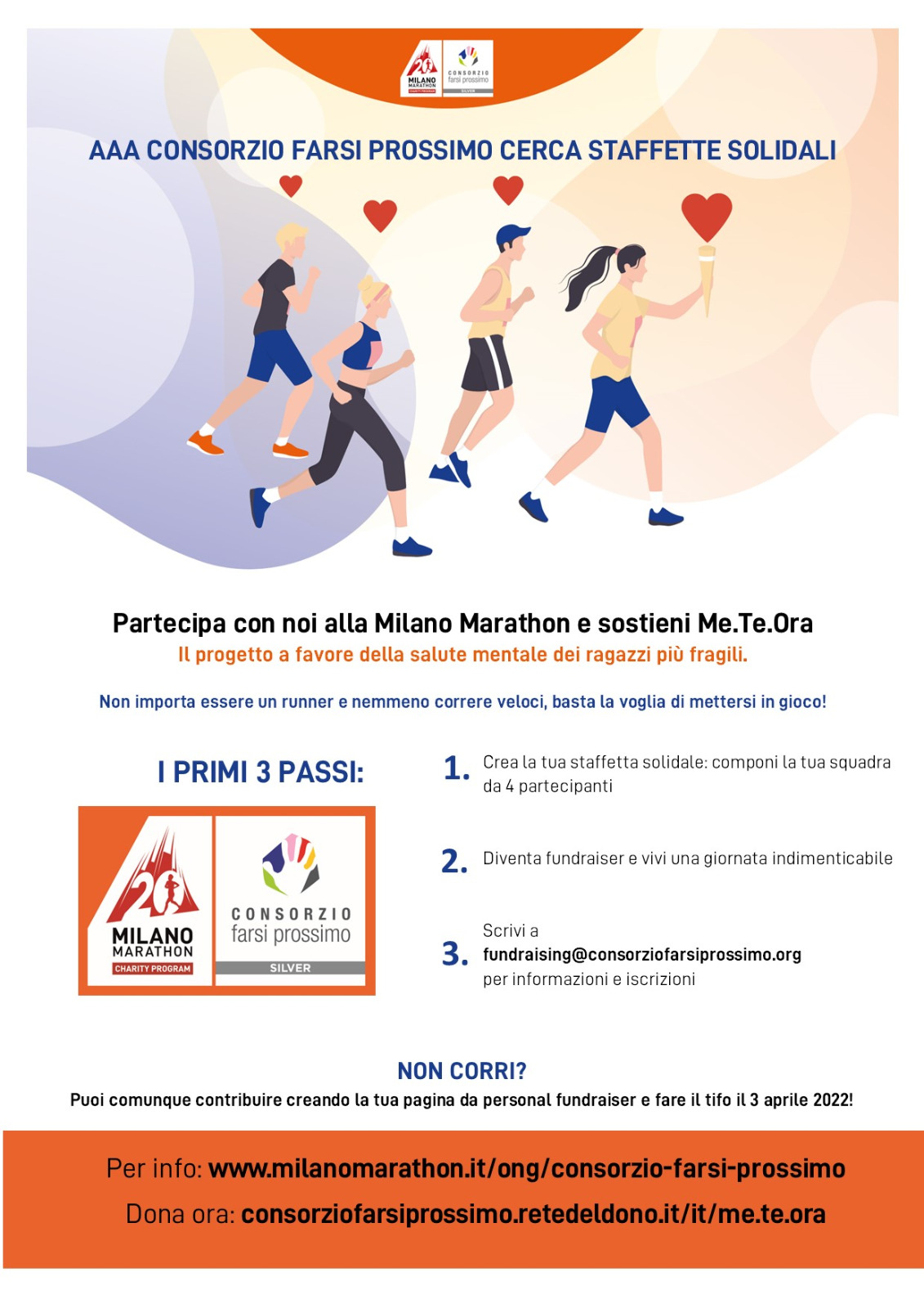 cercasi staffette Milano Marathon
