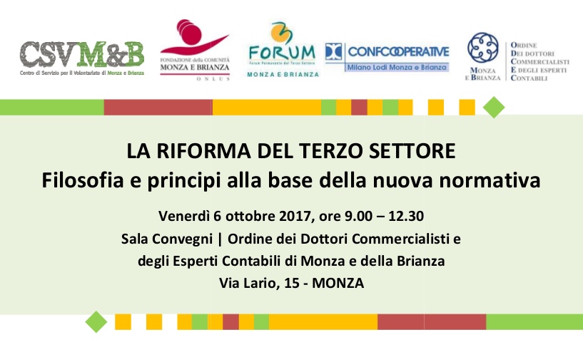 monza terzo settore